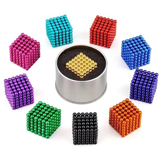 Magnetic Balls / Magnetic Beads – Rainbow Stress Relief & Creative Toy for Kids, Teens & Adults