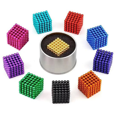 Magnetic Balls / Magnetic Beads – Rainbow Stress Relief & Creative Toy for Kids, Teens & Adults